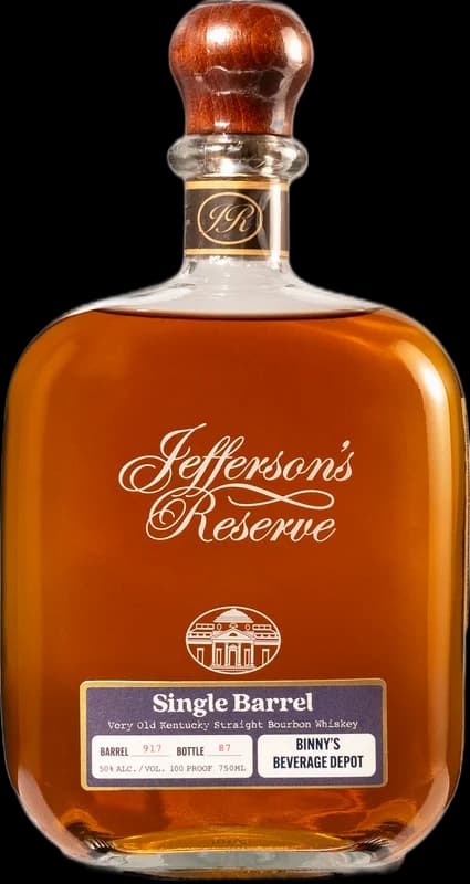 Jefferson's Reserve Single Barrel Bourbon Whiskey